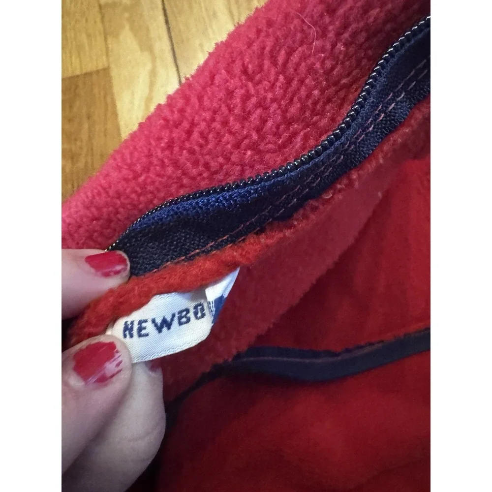 Vintage LL Bean Baby Bag Red Sleeping Sack Newborn Size‎ Polar Plus zip USA Made